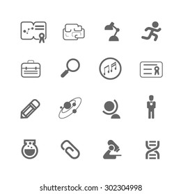 Education icons ,Vector