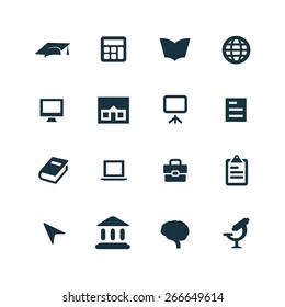 education Icons Vector set