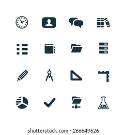 education Icons Vector set