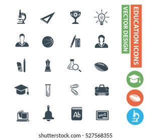 Education icons,clean vector