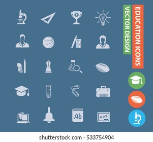 
Education icons,clean vector