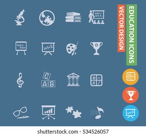 
Education icons,clean vector