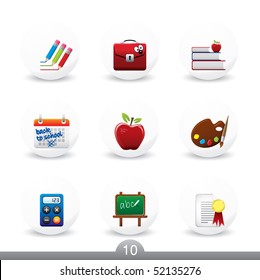 Education icons...series 10