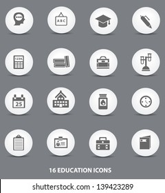 Education icons,vector