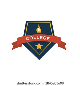 education image logo and icon design, vector illustration