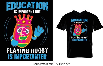Education is important But..T-shirt design Template