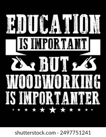 Education is important typography t-shirt design, vector t shirt or poster design, motivational Quote
