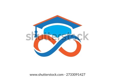 Education Infinity Graduation Logo Learning Knowledge Symbol