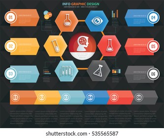 
Education info graphic design on clean background,vector