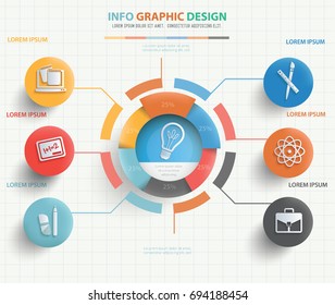Education info graphic design,vector