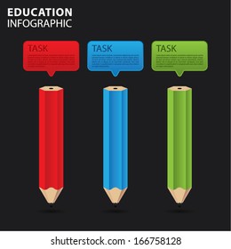Education info graphic, study concept
