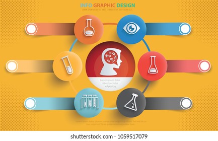 Education info graphic vector design