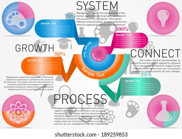 Education info graphic vintage design,vector set of abstract info graphic elements with education signs for print or web design