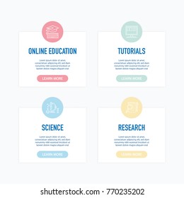 EDUCATION INFOGRAPHIC BANNERS