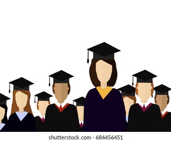 Education infographic. Flat vector illustration for e-learning and online education. Vector Illustration