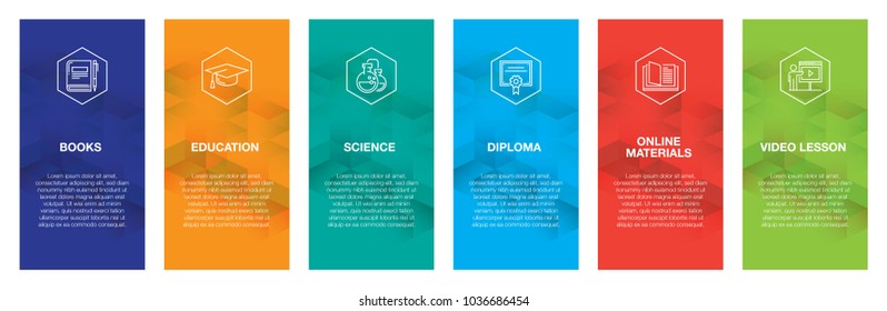 Education Infographic Icon Set