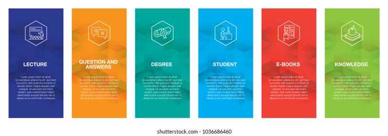 Education Infographic Icon Set