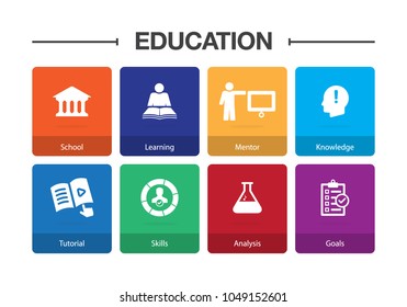 Education Infographic Icon Set