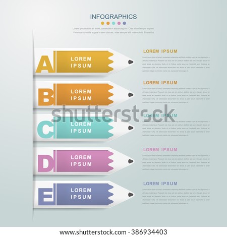 education infographic template design