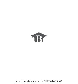 Education initial Letter B Logo design

