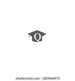 Education initial Letter Q Logo design
