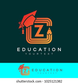 education initial Letter Z Logo design