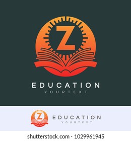 education initial Letter Z Logo design
