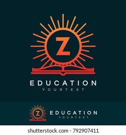 education initial Letter Z Logo design