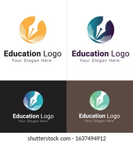 Education ,institute and learning logo