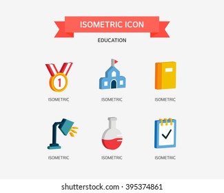 Education Isometric icon