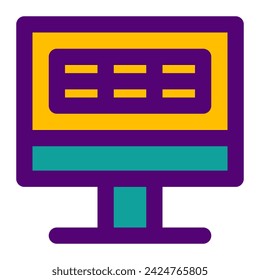 education item of fill icon collections