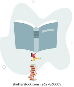 Concepto de Educación y conocimiento. Prepararse para el examen o hacer los deberes. Vida del personaje.