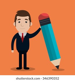 Education and knowledge graphic design, vector illustration eps10