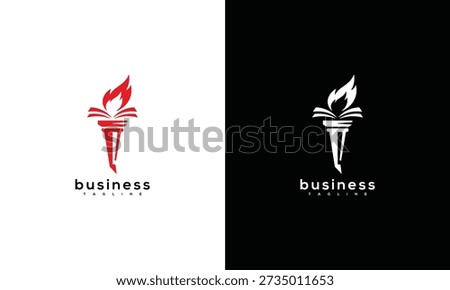 Education Knowledge Torch Book Logo Design - Learning Wisdom Academic Symbol.
