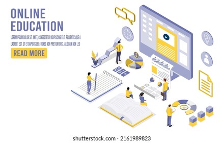 Education learning concept, love of reading. People reading or students studying and preparing for examination. book lovers, readers, modern literature. Flat cartoon vector illustration.