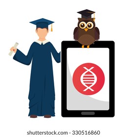 Education and learning icons graphic design, vector illustration.