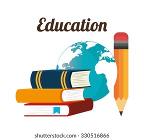 Education and learning icons graphic design, vector illustration.