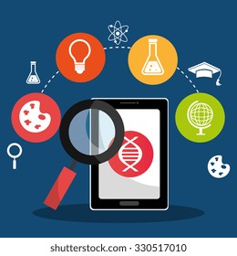 Education and learning icons graphic design, vector illustration.