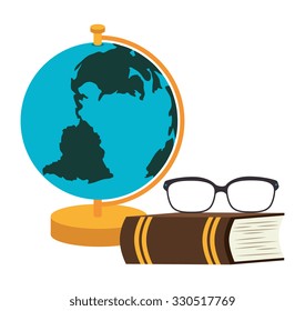 Education and learning icons graphic design, vector illustration.