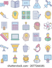 Education and Learning Isolated Vector icon which can easily modify or edit

