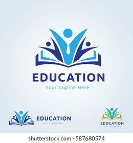 Education and learning logo 