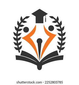 Education and learning Logo template Icon Illustration Brand Identity.Isolated and flat illustration. Vector graphic