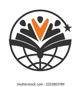 Education and learning Logo template Icon Illustration Brand Identity.Isolated and flat illustration. Vector graphic