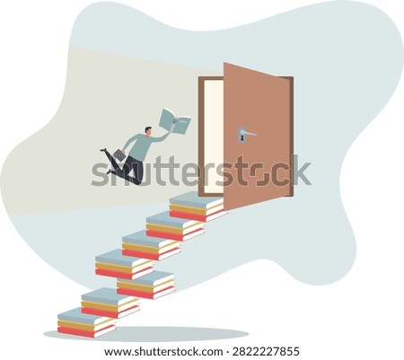 Education or learning for new opportunity, wisdom or knowledge to open door to success,life situation and activities.