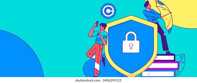 Education and learning people flat vector concept hand drawn illustration
