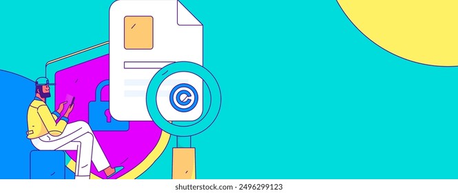 Education and learning people flat vector concept hand drawn illustration
