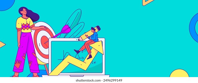Education and learning people flat vector concept hand drawn illustration
