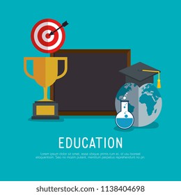 education learning set icons