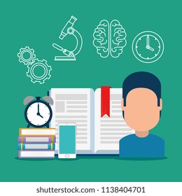 education learning set icons