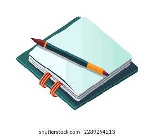 Education and learning symbolized by blank paper icon isolated
